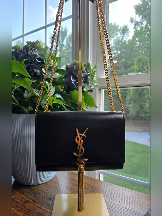Saint Laurent Handbags - Saint Laurent Monogram Kate Tassel Bag